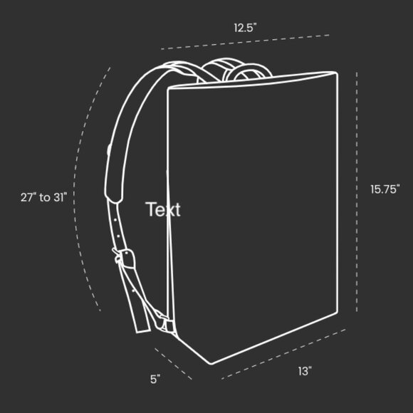 Blue Vegan Leather Zippered Backpack - Blue Authentic Lisbon Mural Reproduction - Picture 5 of 11